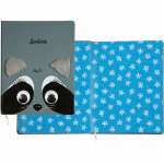 Дневник элит.переплет иск.кожа  deVENTE аппл., шелкография, "Крошка Енот"   /2020239             *336525