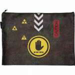 Папка д/тетрадей А4 deVENTE молния сверху иск.кожа "Do Not Enter" 33*24см   /3072008             *312058