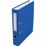 Регистратор 50мм  LAMARK ламин. "лен", с карманом, синий   /AF0601-BL1          *328171