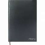 Ежедневник недатир. А6  Attomex 160л  тв. облож., тисн. фольга, черный   /2035855             *327243