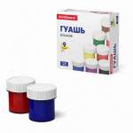 Гуашь  9 цв. ERICH KRAUSE "Basic" по 17мл   /53729               *338100