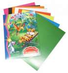 Картон цветной мел. А4 16л  8цв JUNGLE обл.мел.карт.   /КцМ-6               *359