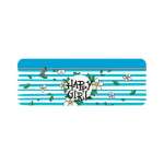 Пенал-космет. матерч. ПЧЁЛКА ,  "Белые цветочки" на молнии,печать на кармане   /К-11                *177365