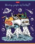 Тетрадь  48л кл.  выб.лак. HATBER "Привет, земляне!" 5 диз.   /48Т5вмВ1            *332527