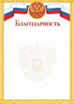 Благодарность РФ А4 МИР ОТКРЫТОК   /9-19-377            *333975