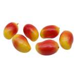 Декоративные элементы АЙРИС "Манго" 5 см, 6 шт/уп. желтый/красный   /7712425             *175429