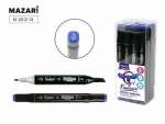 Маркер для скетчинга  Mazari "Fantasia.Brilliant blue" двустор.,ярко-синий   /M-5012-74           *313727