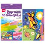 Раскраска по номерам LORI для малышей "Космический корабль"   /Ркн-101             *342032