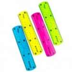 Линейка пласт. 15 см Alingar, гибкая, асс.   /AL 6105             *342720