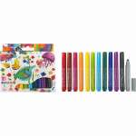 Фломастеры  12 цв. deVENTE "Jumbo" утолщ. вент., к/к   /5081230             *338774