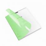 Тетрадь  12л кл. ПОЛИГРАФИКА "Классика CoverPrо Neon" пласт. обложка, зеленый   /56348               *343083