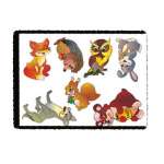 Трафарет ПЧЁЛКА раскраска "Лесные звери"   /ТР-01-03            *42002