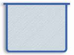 Папка д/тетрадей А4 ПЧЁЛКА на молнии, молния сверху, Б/ЦВ СИНЯЯ   /ПМ-А4-02            *323404