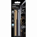 Набор маркеров  2 цв. deVENTE "Gold & Silver" 2мм   /5043100             *345114