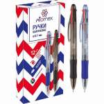 Ручка шар.авт.  4 цв. Attomex 0,7мм   /5071600             *345539