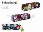 Пенал-космет. матерч. Schreiber "Часы" асс. 3 диз.   /S 1685              *165600