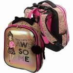 Ранец deVENTE "Choice. Style Girl" эргон.спинка,2отд, 2 карм, светоотр.   /7033330             *346070