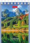 Блокнот  А7  на спир. 40л HATBER "Великолепные пейзажи"   /40Б7В1гр            *347558