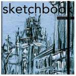 Скетчбук 200*200   64л тв.обл. Альт  Черный 110г/м   /1-512/03            *310300