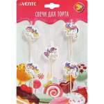 Свечи deVENTE "Единорог"  2,8*3*0,6см, 5 свечией   /9060916             *348783