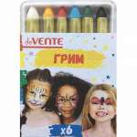 Грим deVENTE для лица и тела 6 цв. 16 г, в пластиковой упаковке с подвесом   /8078722             *306486