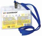 Бейдж SILWERHOF горизонт., на шнурке (карман 110*80мм)   /380003-00           *67374