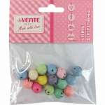 Бусины deVENTE "Смайлики" 12мм пластик. 15шт, асс   /8001123             *350746