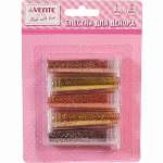 Блестки deVENTE "Оттенки золотого" 5 цв по 4,5 гр, блистер   /8003002             *350752