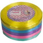 Лента deVENTE атласная   6мм 23м.. набор 5шт пастель ассорти   /9040300             *350909