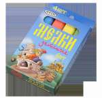 Мел школьный цветной  4 шт. АЛГЕМ   /НМЦ 4               *351017