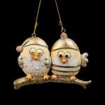 Украшение Decor "Птенцы золотые" 9см золото   /58968               *352662