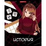 Тетрадь предметная 48л Академия Холдинг софт.тач "Аниме. История"   /14262               *354450
