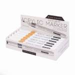 Маркер акриловый BRUNO VISCONTI "SKETCH&ART" 1-3мм, золотой   /22-0130             *345396