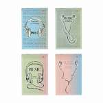 Блокнот  А5  40л АЛЬТ "SOUNDMANIA" 4 вида   /3-40-714            *355164