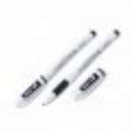 Ручка гел. ALINGAR, бел. корп.,рез.держ,черная   /AL901Aчерн          *115184