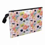 Папка д/тетрадей А4 ERICH KRAUSE молния сверху, матерч., "Cocktail",  розовый   /49077               *313928