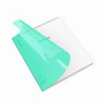 Тетрадь  12л лин. ПОЛИГРАФИКА "Классика CoverPrо Vivid" пласт. обложка, бирюзовый   /56441               *359441