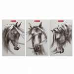 Зап. книжка А6  32л ERICH KRAUSE "Wild Horse" блок в точку   /49816               *313911