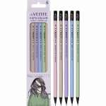 Карандаш HB deVENTE "Mentality" 6шт/к.к.,  с/л   /5030305             *349840