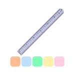 Линейка пласт. 30 см ПЧЁЛКА   /ЛП-30               *145817