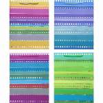 Пакет подарочный бумаж. 18*23*8см deVENTE "City Glam" фольга ассорти   /9041418             *361357