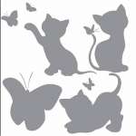 Наклейки deVENTE "Stars" светоотраж. термо. 52*52мм   /8004332             *361387