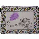 Папка д/тетрадей А4 deVENTE молния сверху иск.кожа "Leopard" 33*24см   /3072004             *312056