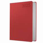 Ежедневник 2025г ЭКСМО А6 176л иск.кожа софт-тач "Paragraph. Красный"   /ЕКП62517615         *363227