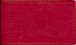 Визитница иск.кожа на  12 визит. HATBER "SARIF красный"   /12Вз_00415          *362595