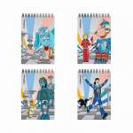 Блокнот  А6  на спир. 80л ПОЛИГРАФИКА кл.,"Тайна третьей планеты" MIX-PACK   /54295               *361066