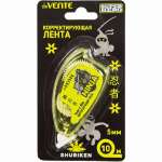 Корректор ленточный deVENTE 5мм*10м "SuperHero" желтый полунепр. корпус   /4062332             *349769