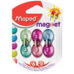 Магниты MAPED полупрозрачные 13мм 6 шт.   /517111              *364060