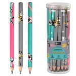 Карандаш HB ФЕНИКС "Экзотические друзья" трехгран., асс.   /63687               *364779