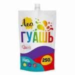 Гуашь 250 мл Лео "Учись" фиолетовая   /LGD-250-409         *365214